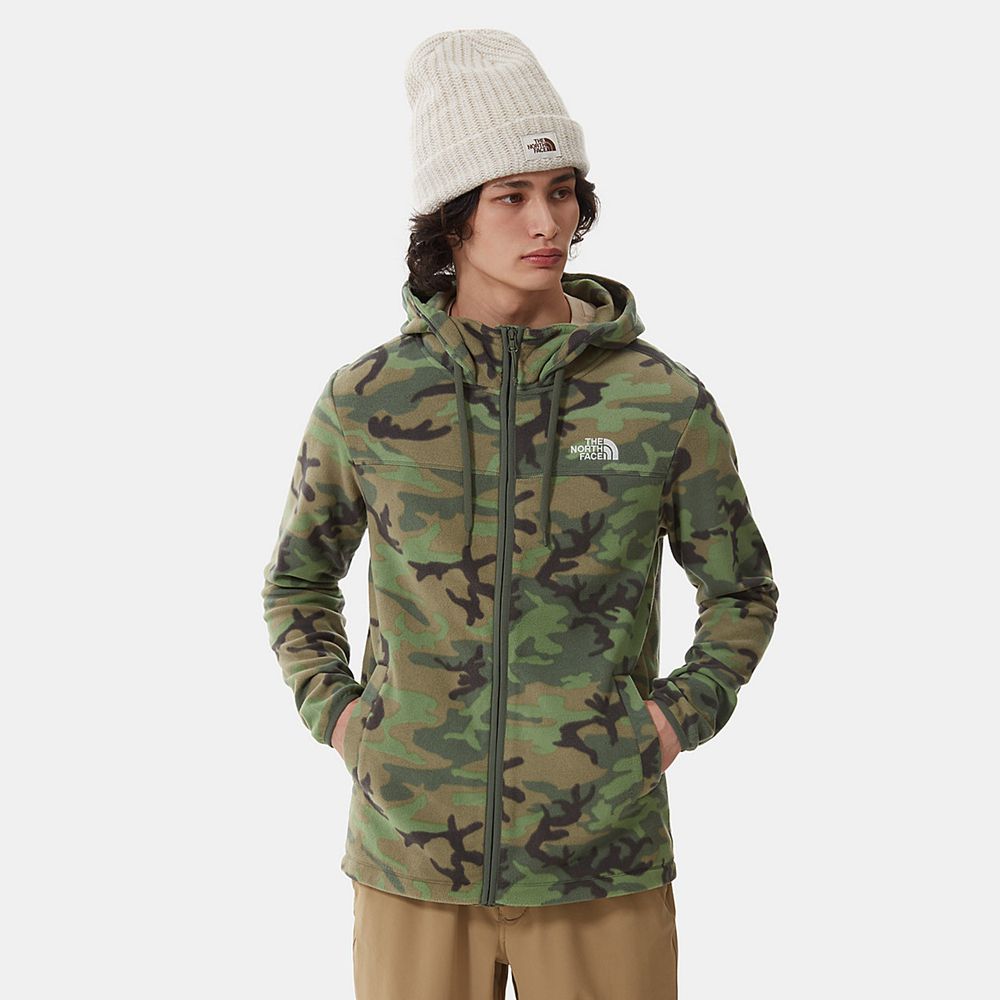 The North Face Hoodie Mens Australia - The North Face Homesafe Full-Zip Fleece Camo Print (GEU-92765